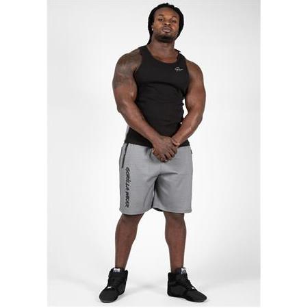 Richmond Rib Tank Top - Black/Gray