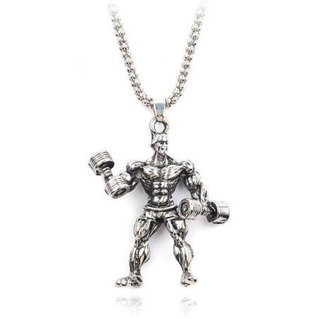 EMR Dumbbell Curl Anahtarlık - Kolye Ucu