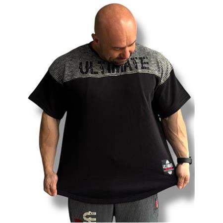 Ultimate Heavy Logo Oversized Tee / Navy Gray