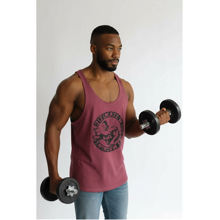 Ultimate Bodywear Workout Machine Tanktop - Bordeux