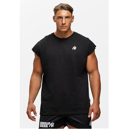 Bouse Cut Off Tank Top - Black