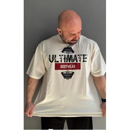Ultimate Logo Oversized Tee -Cream
