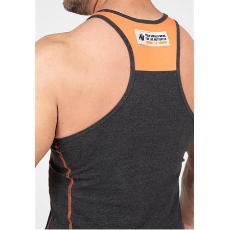 Wallace Tank Top - Gray/Orange