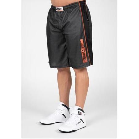 Wallace Mesh Shorts - Gray/Orange
